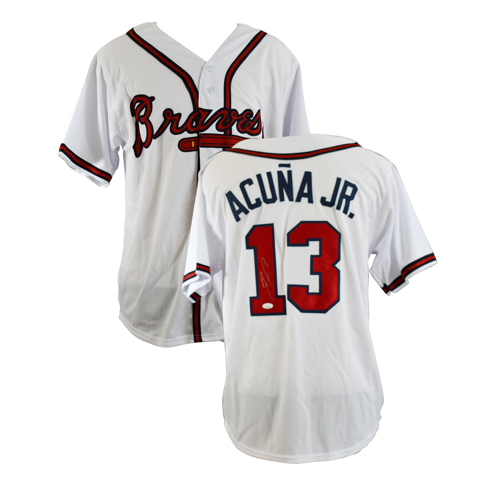 Ronald Acuña Jr. Signed Atlanta Braves Jersey.certified by JSA authentic-signatures