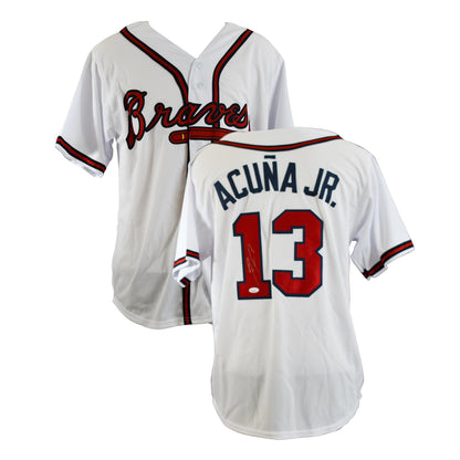 Ronald Acuña Jr. Signed Atlanta Braves Jersey.certified by JSA authentic-signatures