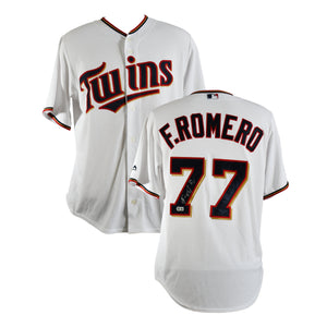 Fernando Romero Signed Minnesota Twins Majestic Authentic Jersey authentic-signatures