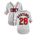 Nick Martinez Signed Cincinnati Reds Jersey.Certified by beckett authentic-signatures
