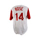 Pete Rose Signed Philadelphia Phillies Jersey Inscribed "Hit King".Certified by JSA & Rose authentic-signatures