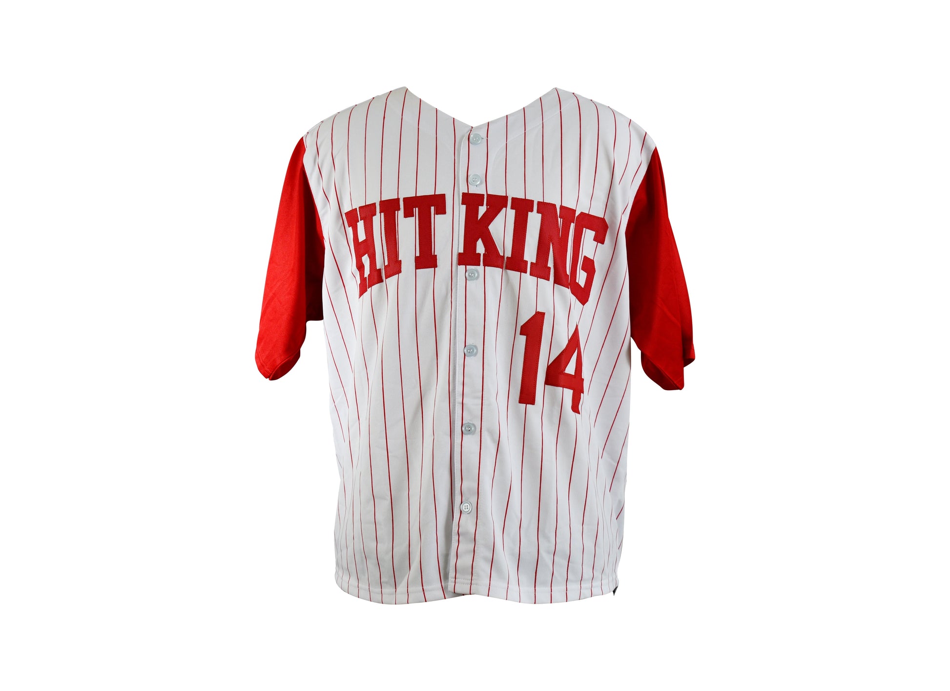 Pete Rose Signed Philadelphia Phillies Jersey Inscribed "Hit King".Certified by JSA & Rose authentic-signatures