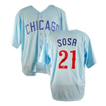 Sammy Sosa Signed Chicago Cubs Jersey.Certified by beckett authentic-signatures
