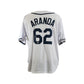 Jonathan Aranda Signed Tampa Bay Rays Jersey. Certified by PSA authentic-signatures