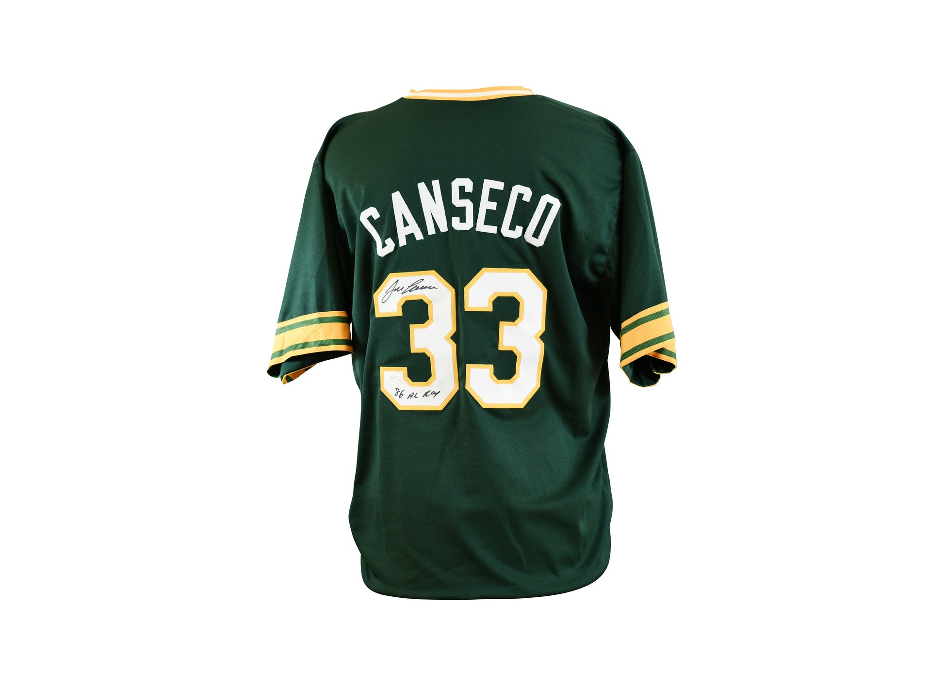 Jose Canseco Signed Oakland Athletics Jersey certified by JSA authentic-signatures