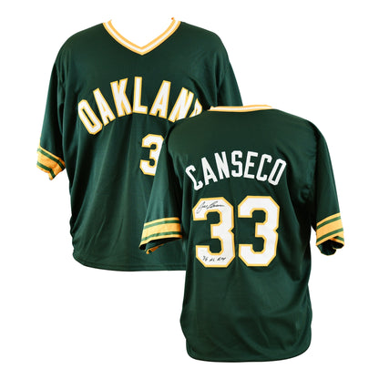 Jose Canseco Signed Oakland Athletics Jersey certified by JSA authentic-signatures