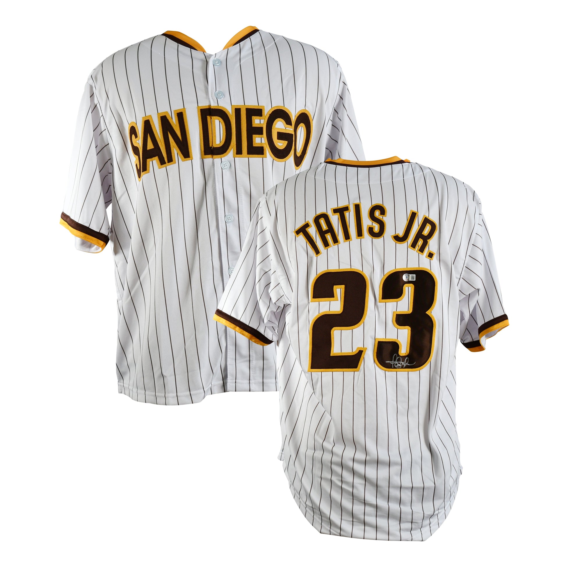 Fernando Tatis Jr. Signed San Diego Padres Jersey.Certified by beckett authentic-signatures