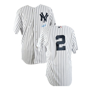 Derek Jeter Signed New York Yankees 2000th Hit Commemorative Jersey #14/22.Certified by JSA authentic-signatures