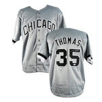 Frank Thomas Signed Grey White Sox Jersey.Certified by beckett authentic-signatures