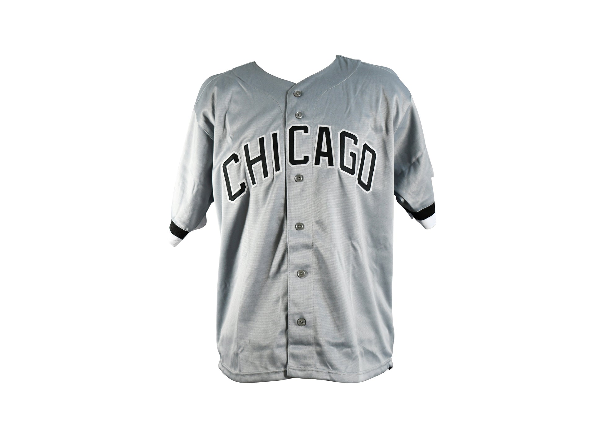 Frank Thomas Signed Grey White Sox Jersey.Certified by beckett authentic-signatures