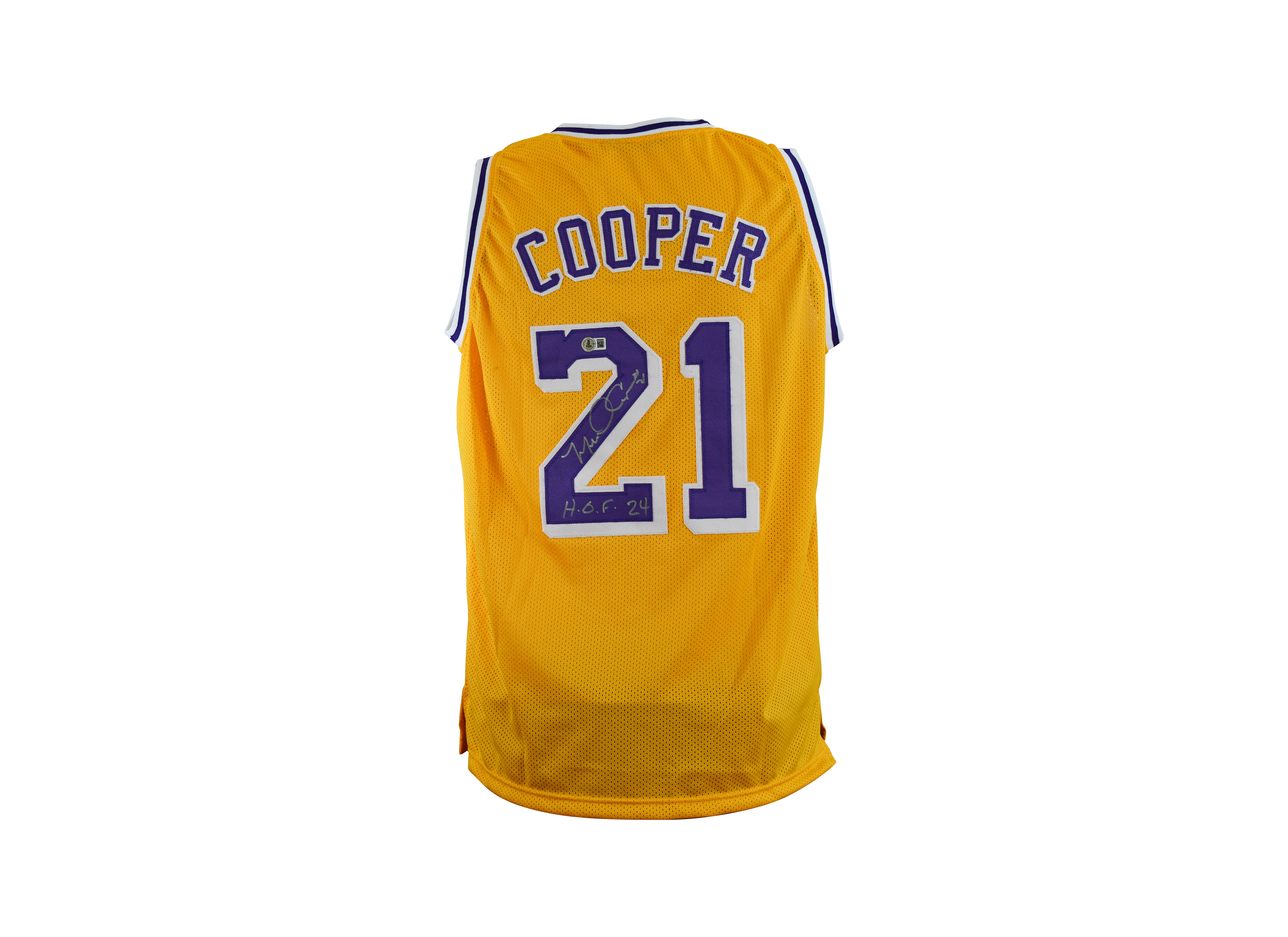 Michael Cooper Signed Los Angeles Lakers Jersey with HOF Inscription