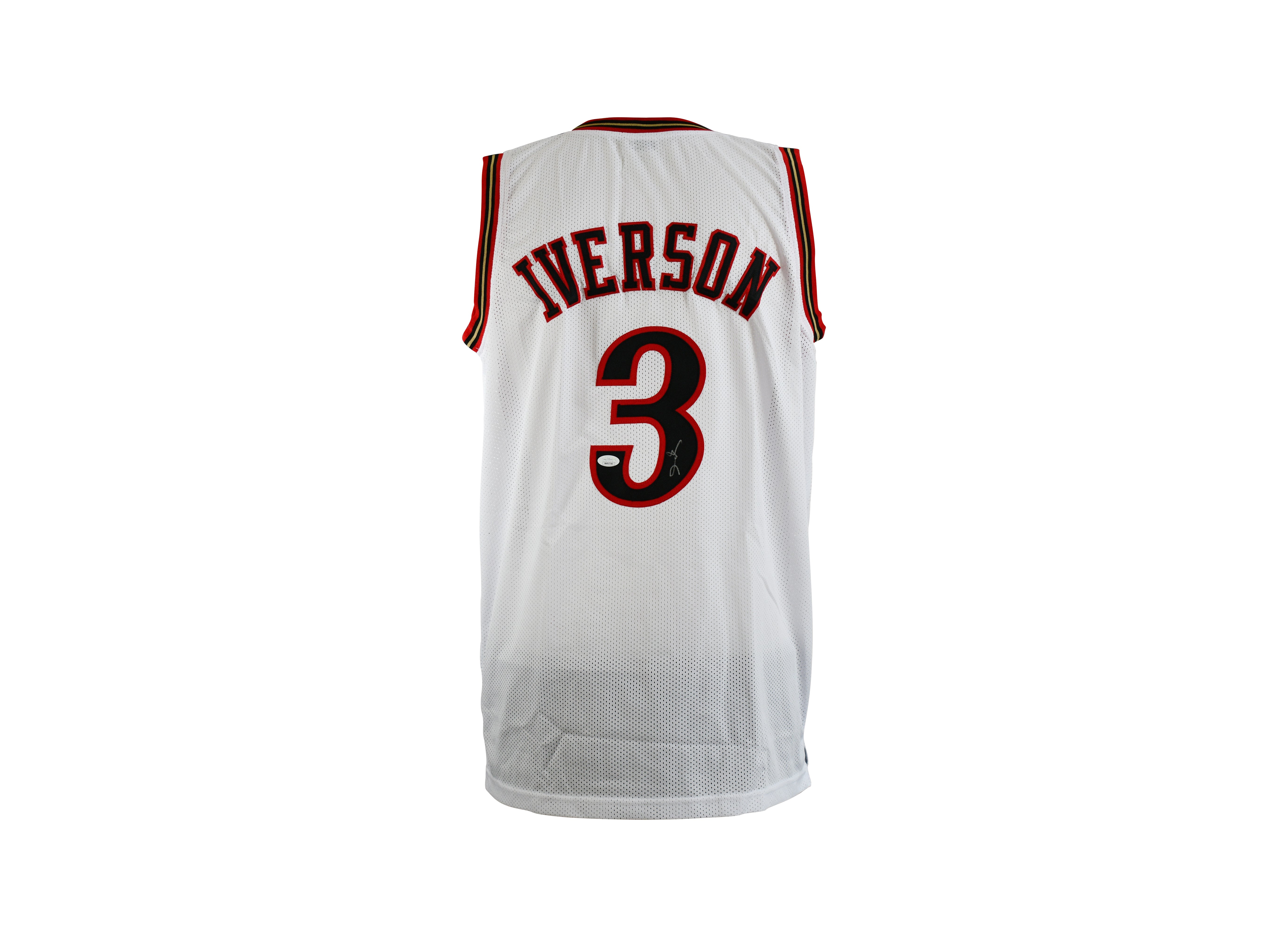 Allen Iverson Signed white Philadelphia 76ers Jersey