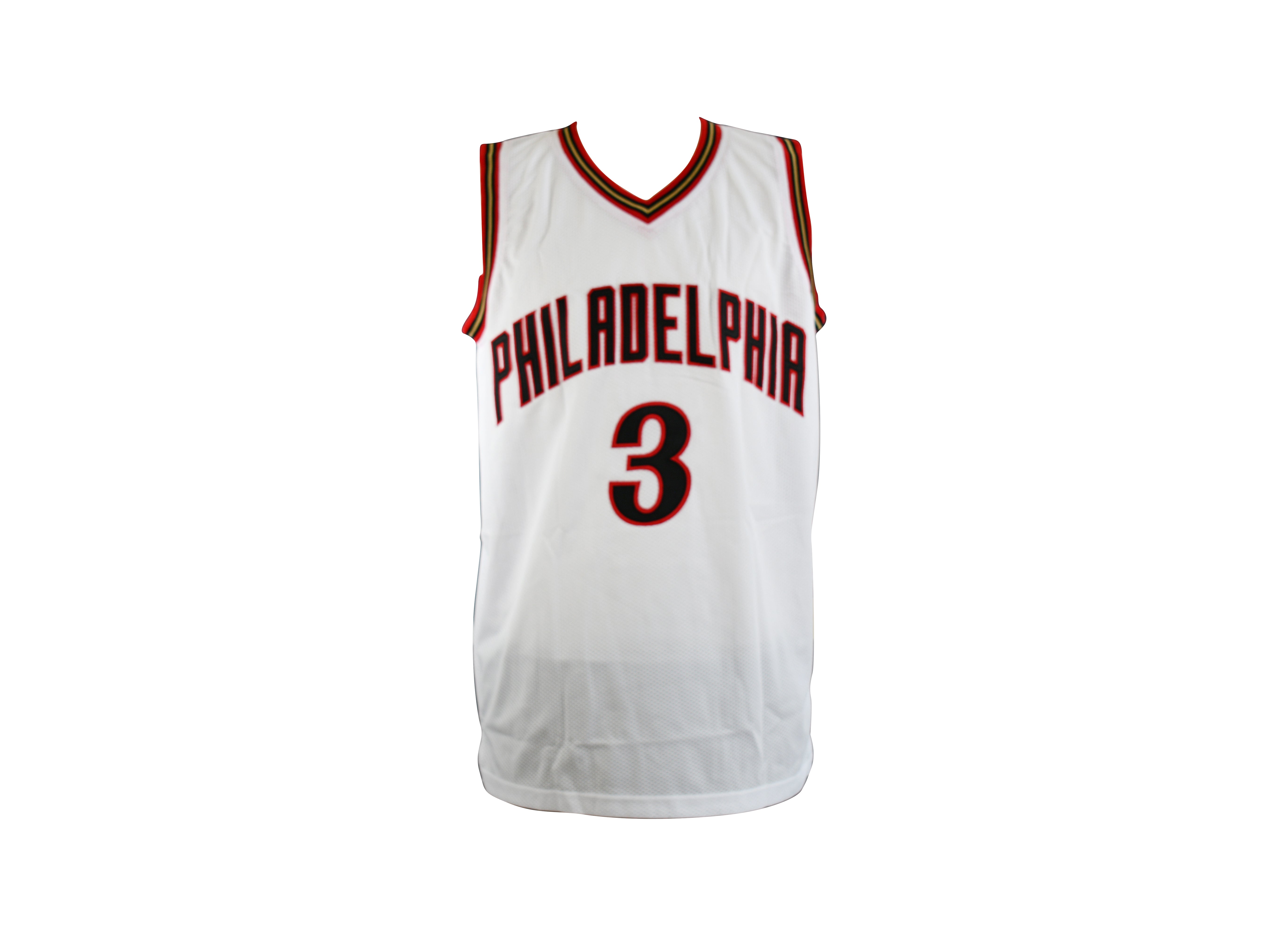 Allen Iverson Signed white Philadelphia 76ers Jersey