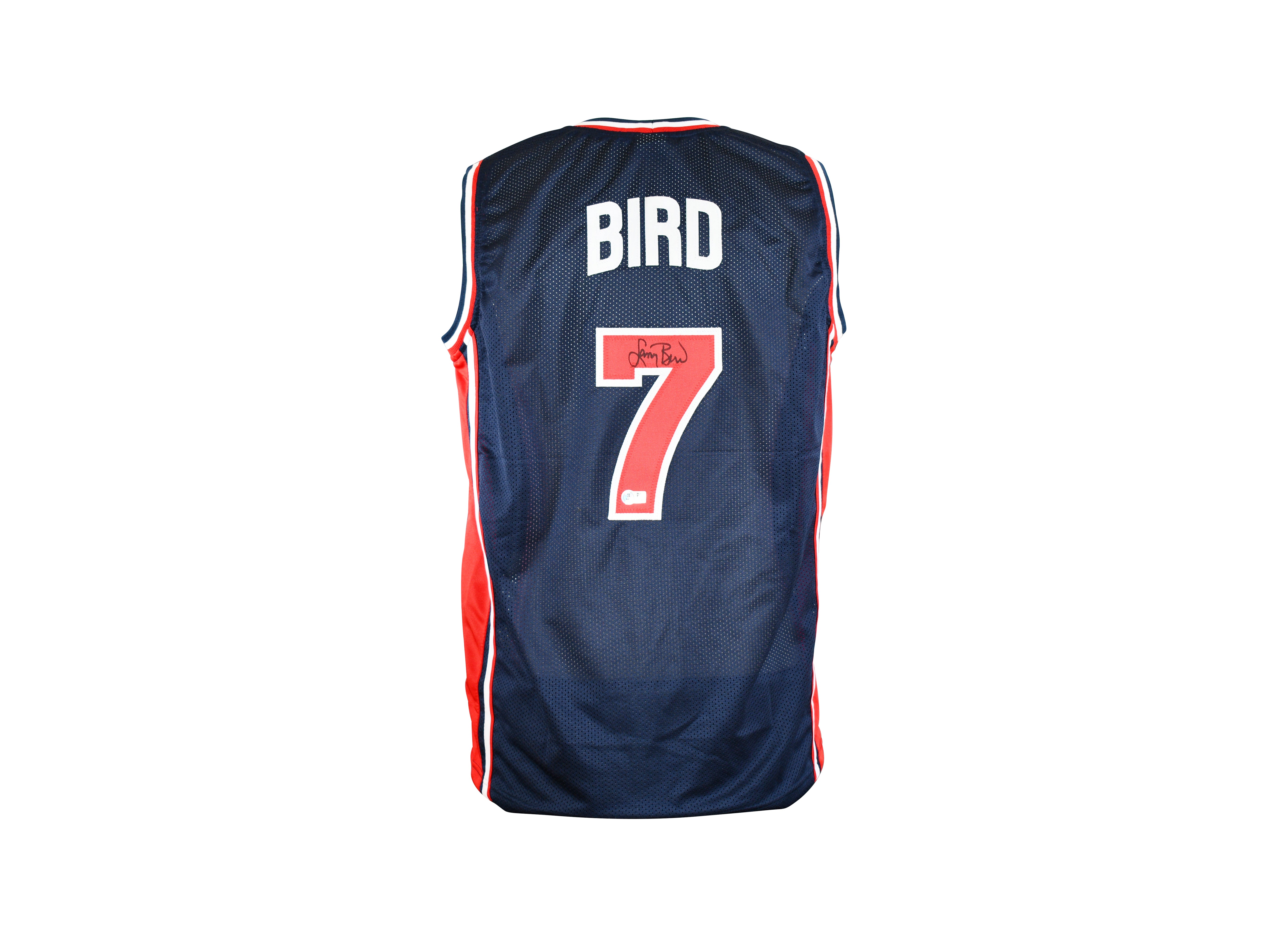Larry Bird Signed Team USA Jersey