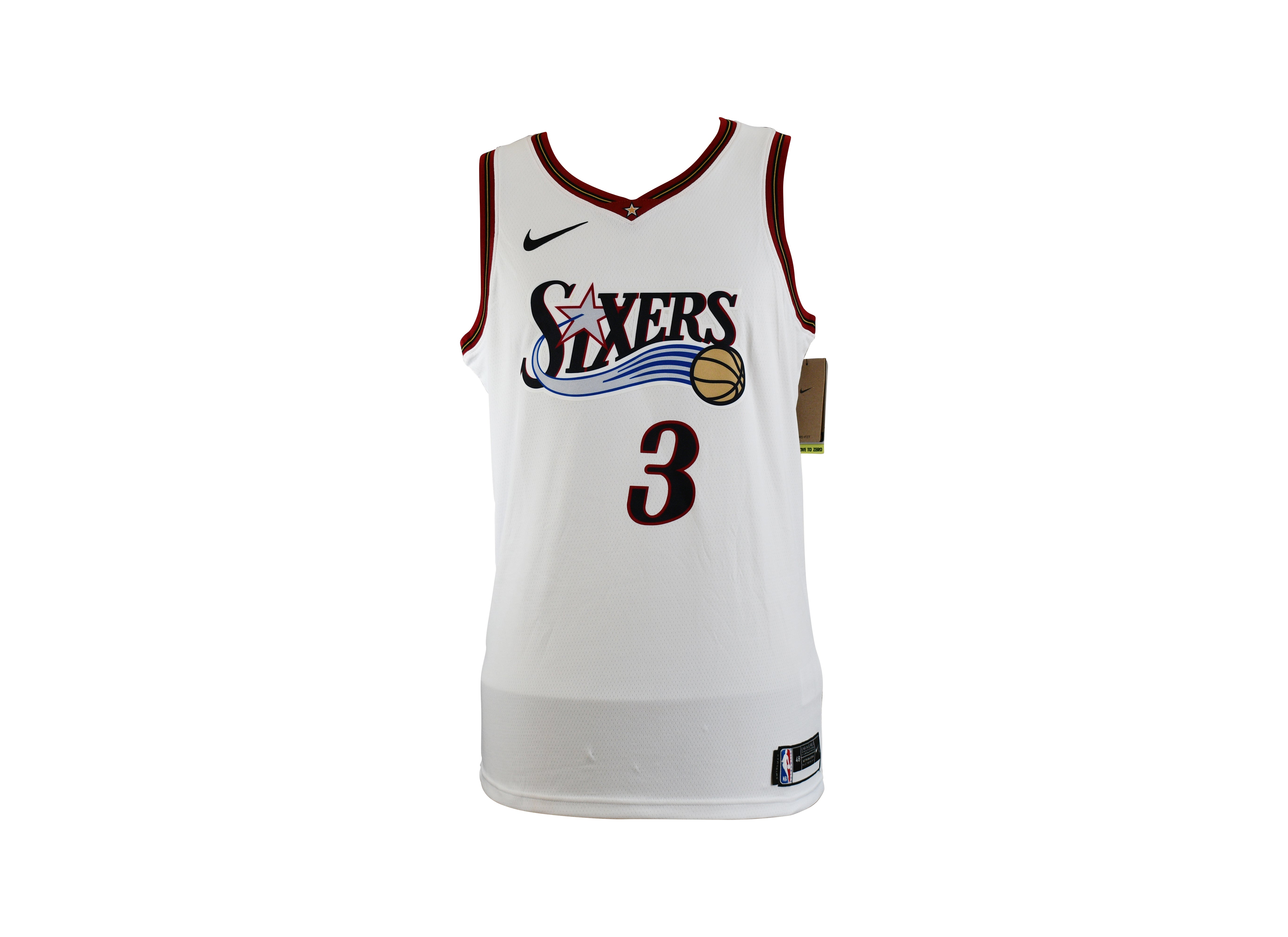 Allen Iverson Signed Philadelphia 76ers Mitchel and Ness Jersey