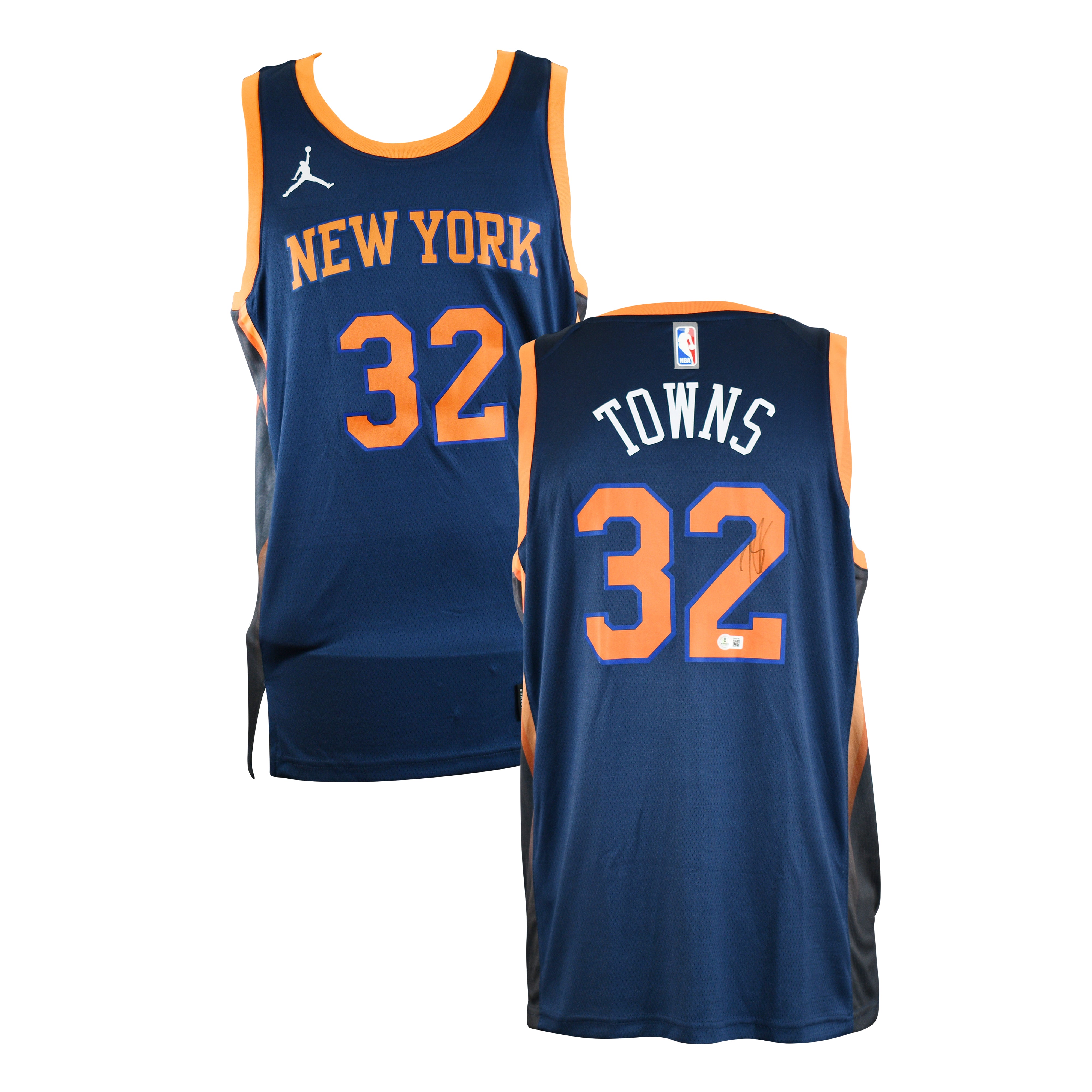 Karl-Anthony Towns Signed New York Knicks Jersey