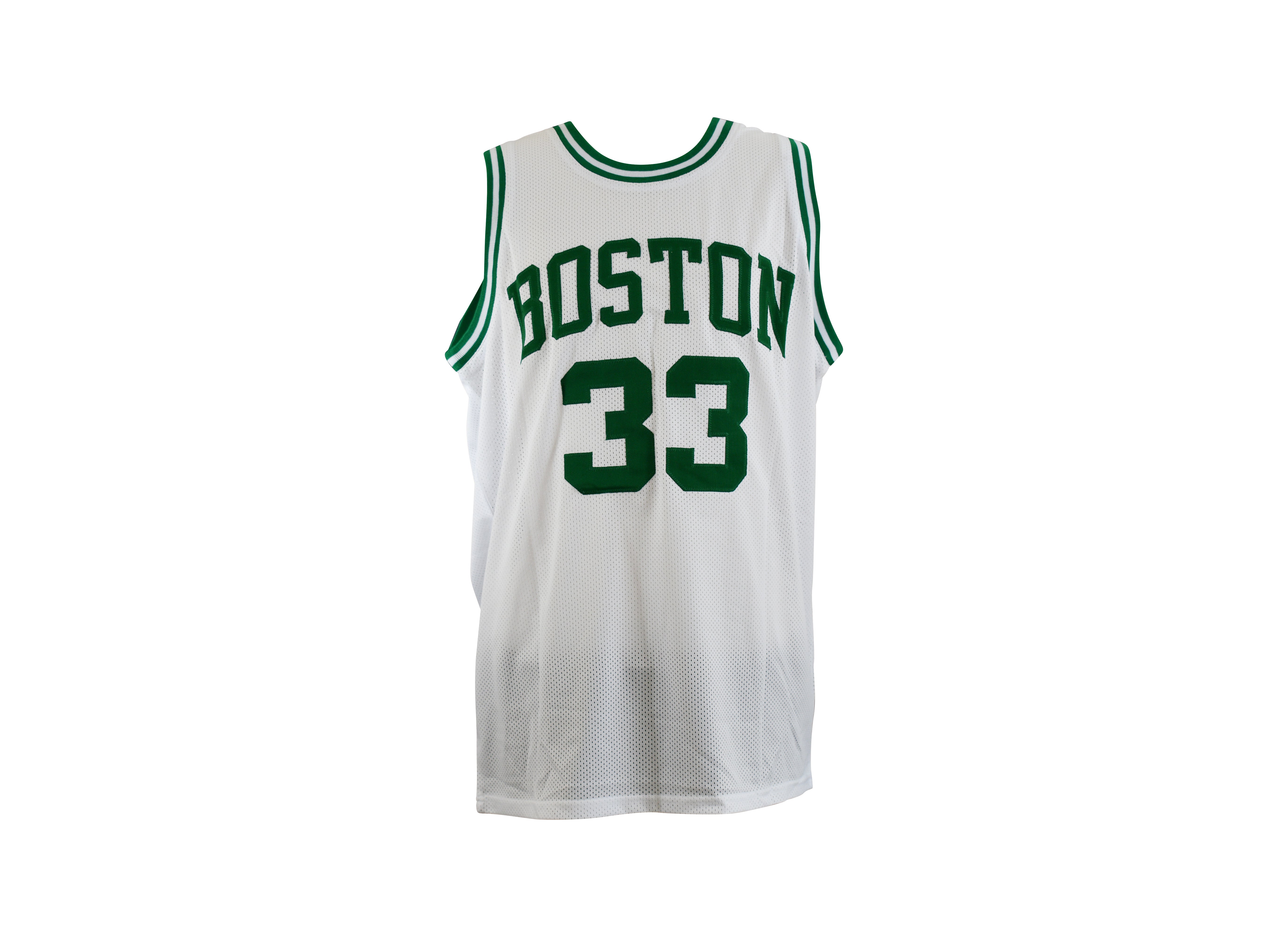 Larry Bird Signed Boston White Jersey
