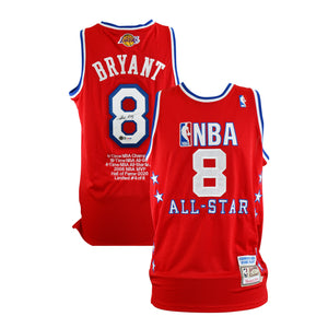Kobe Bryant Signed 2003 All-Star Game Mitchell & Ness Jersey #4/8 Certified by Beckett and PSA authentic-signatures