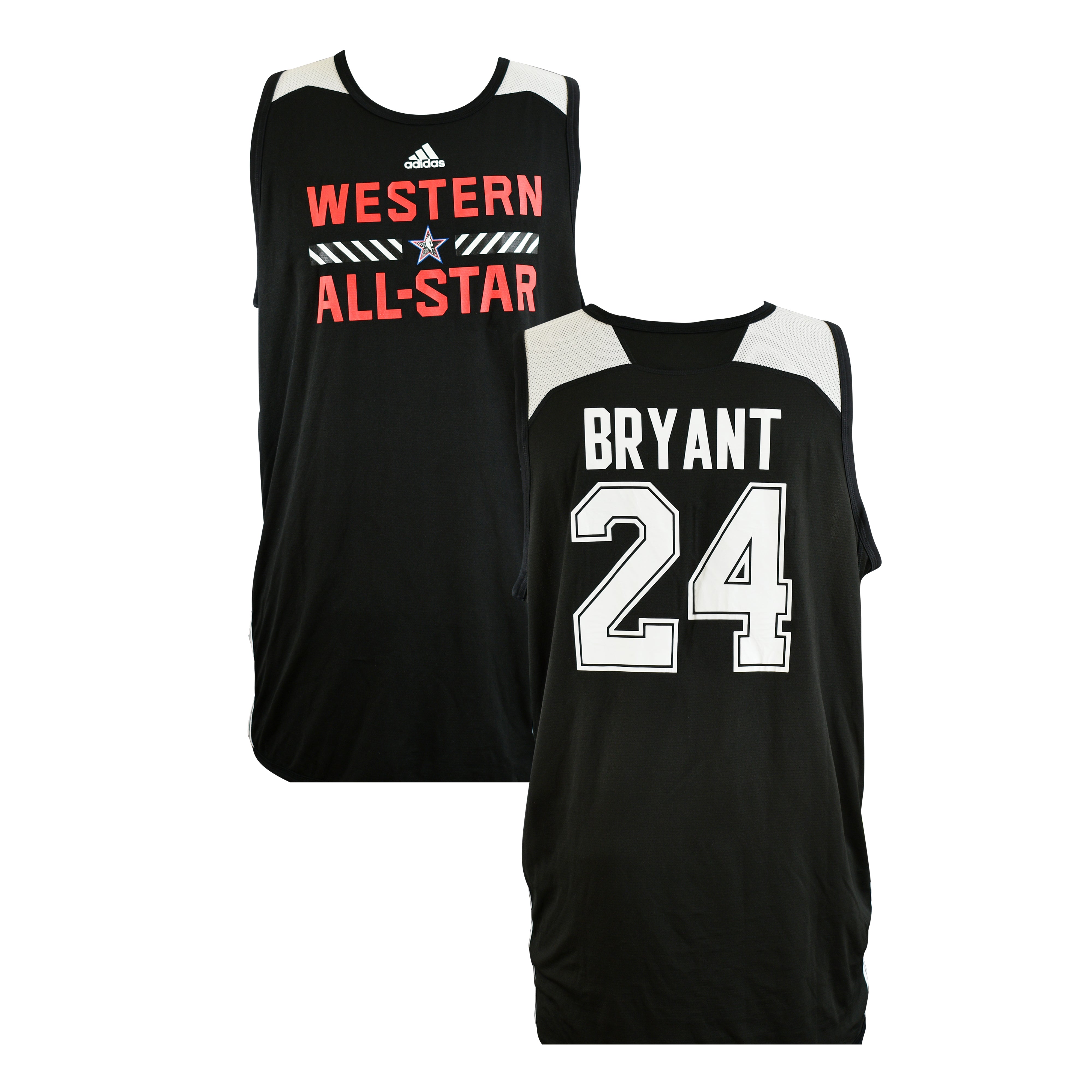 Kobe Bryant Signed 2015 All-Star Practice  Worn Uniform