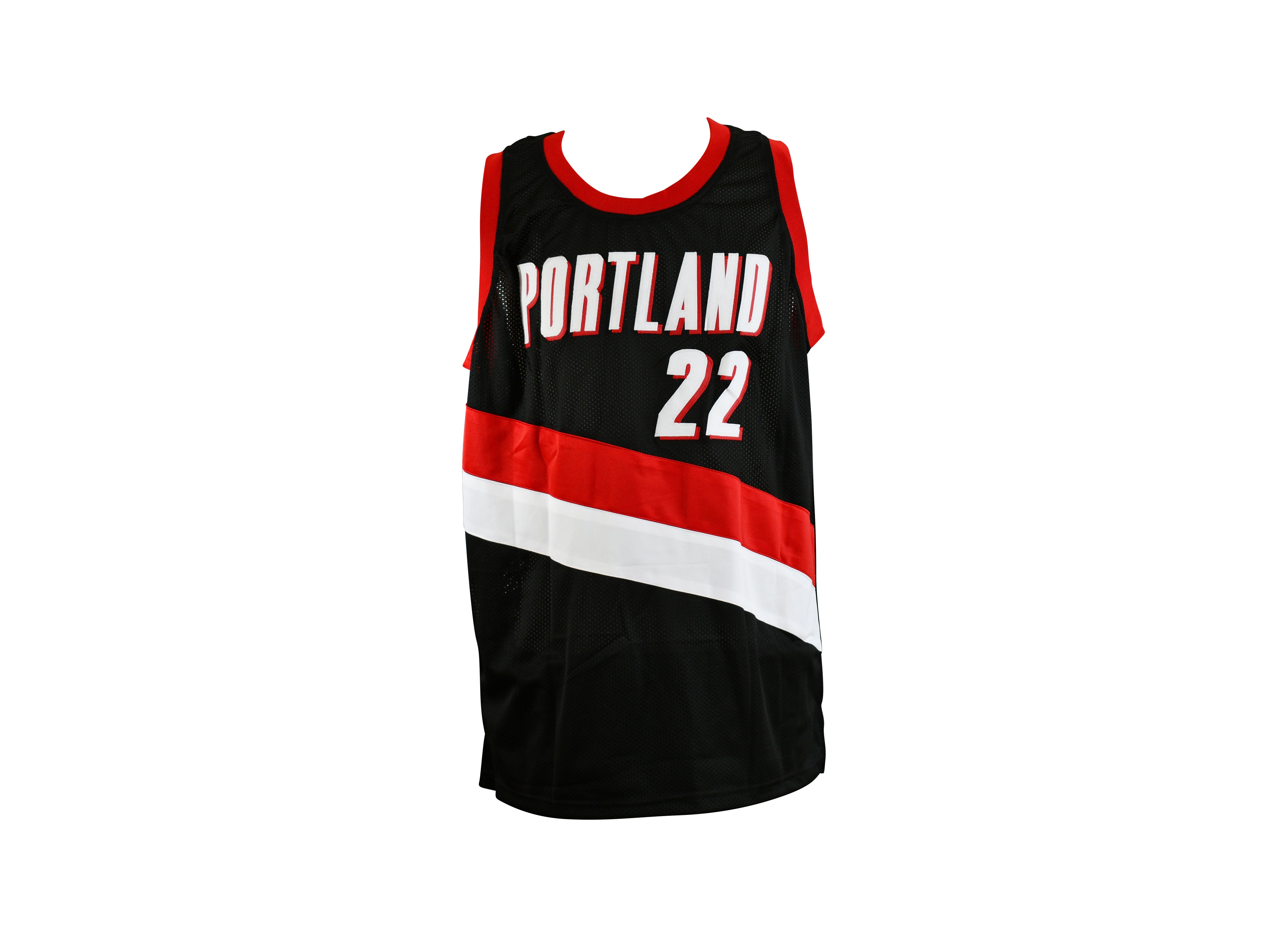 Clyde Drexler Signed Portland Trail Blazers Jersey