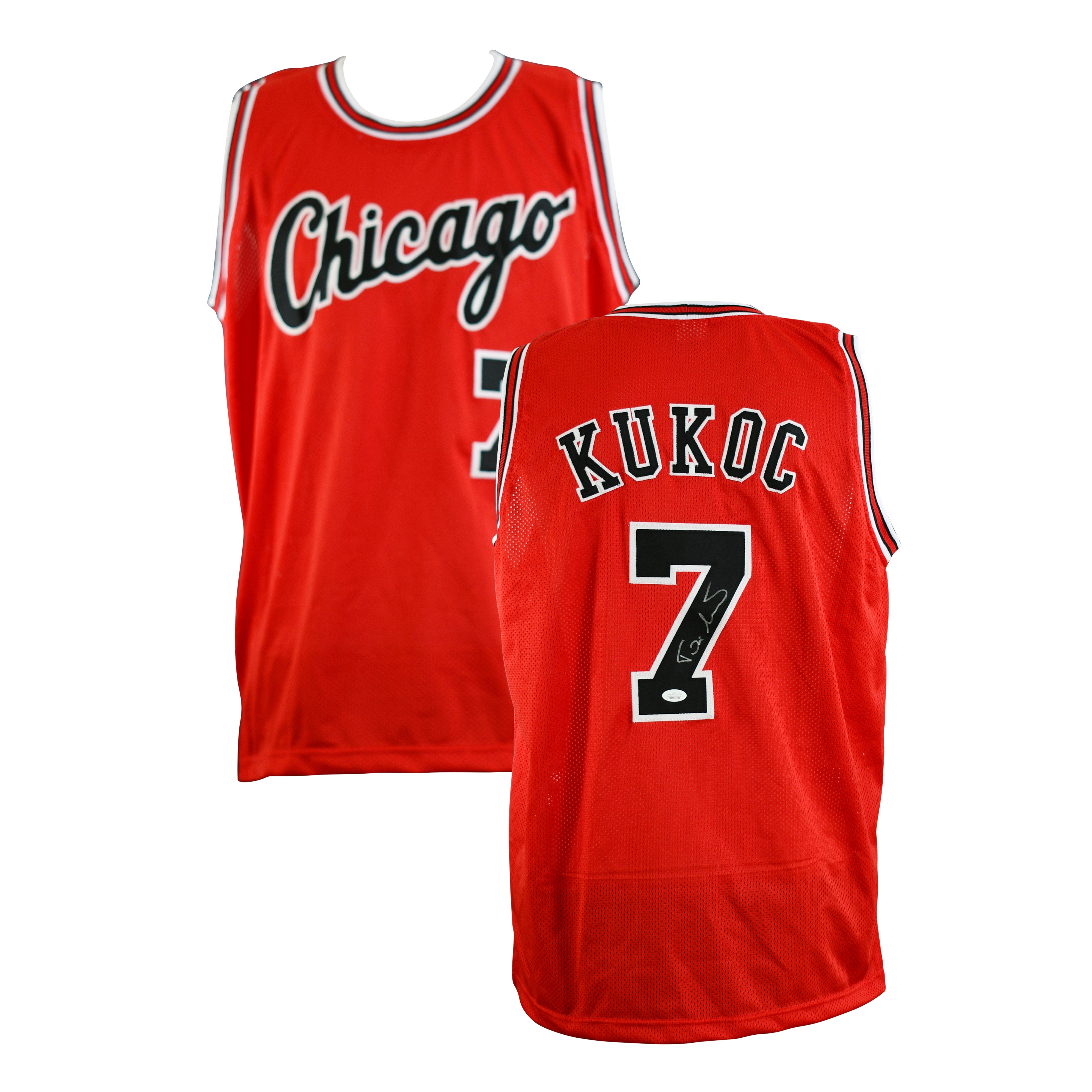 Toni Kukoc Signed Chicago Bulls Jersey