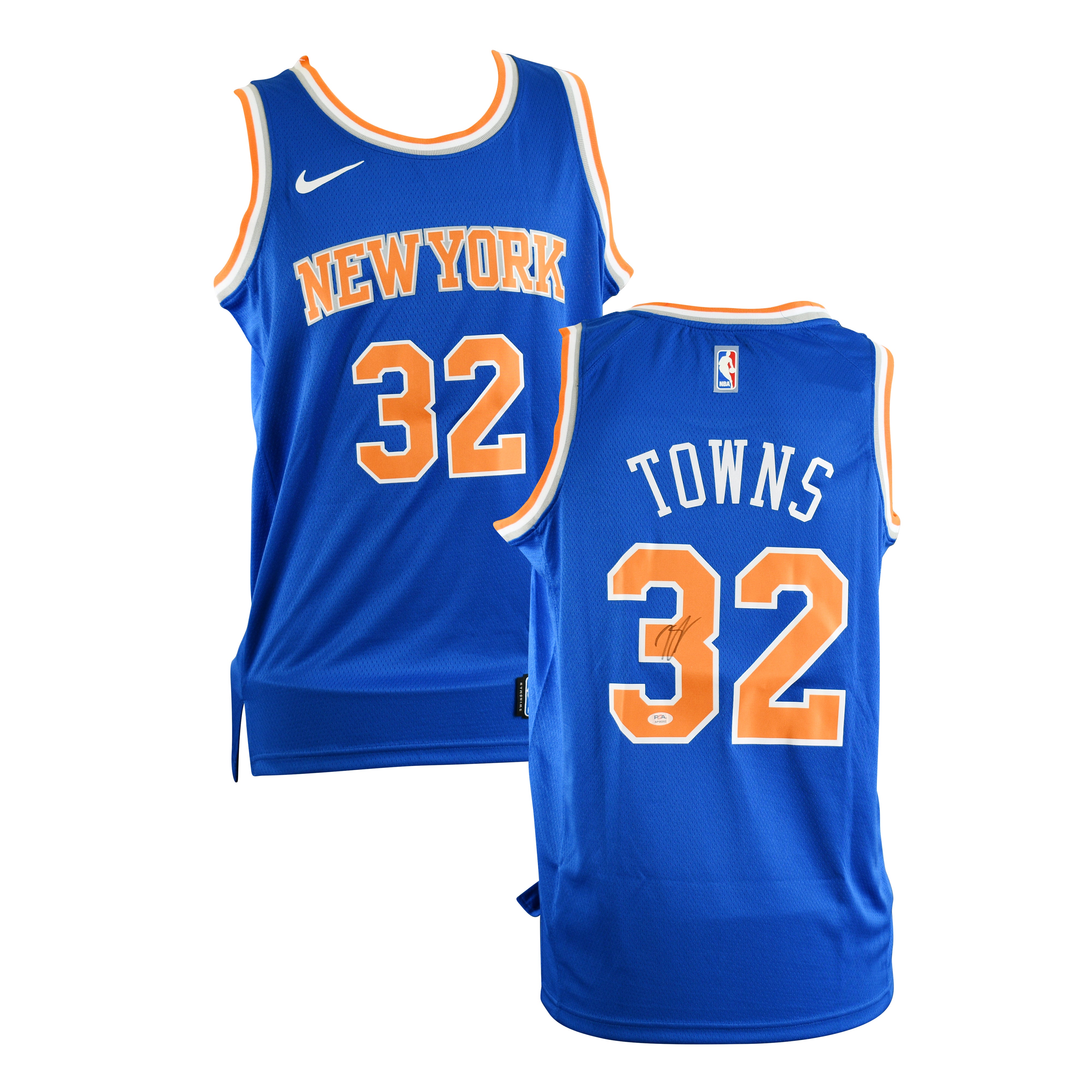 Karl-Anthony Towns Signed New York Knicks Jersey