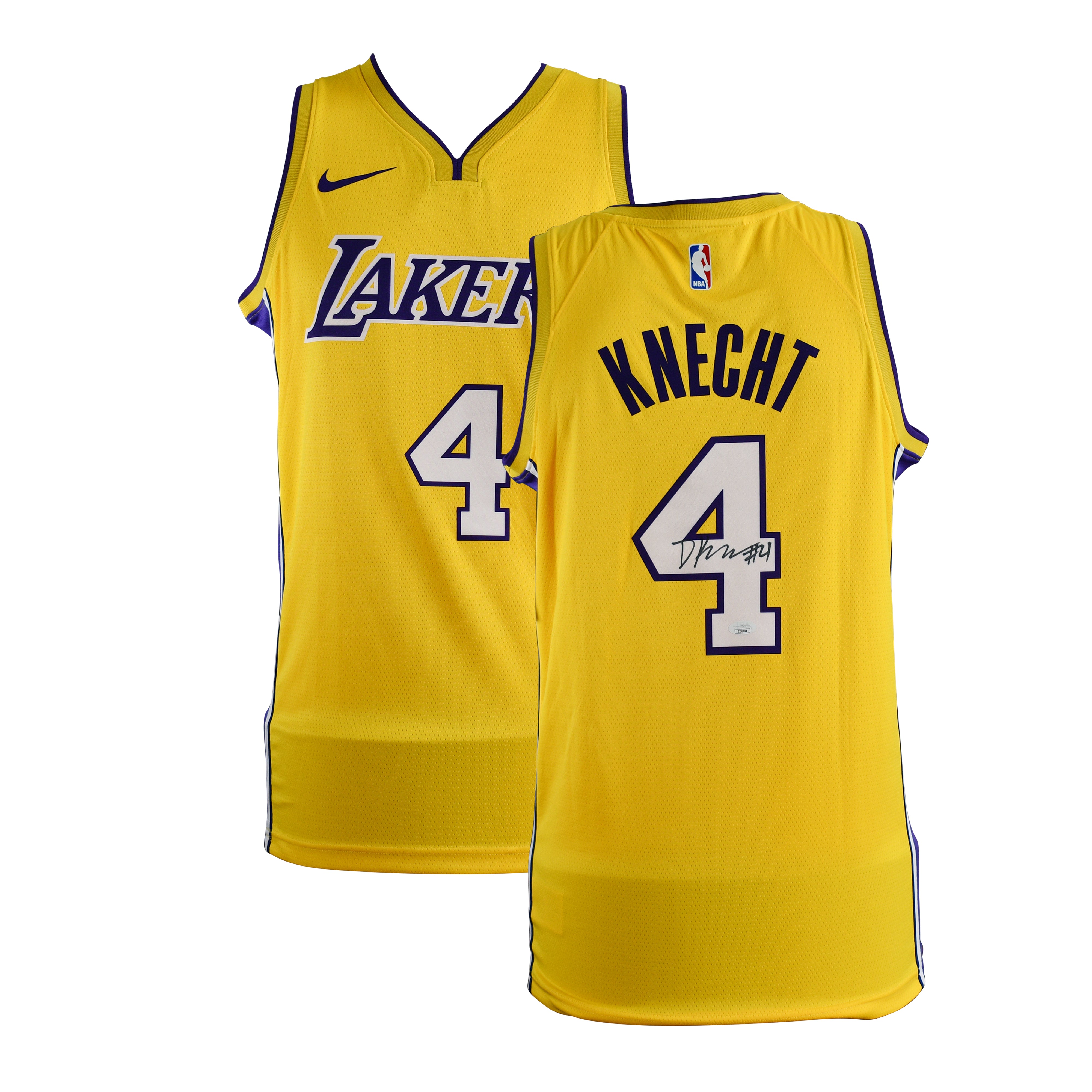 Dalton Knecht Signed Los Angeles Lakers Jersey