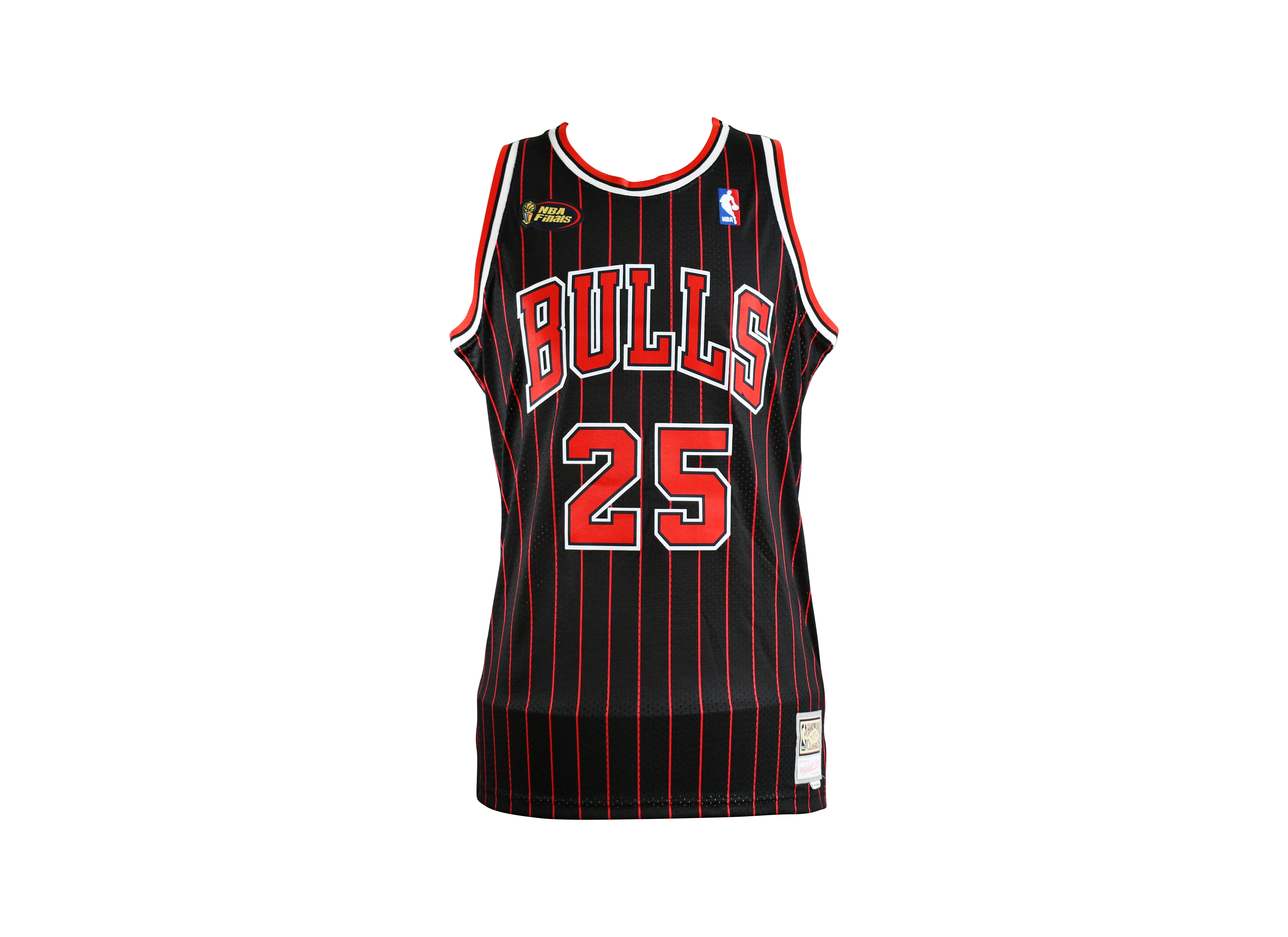 Steve Kerr Signed Chicago Bulls Jersey with NBA Final Patch