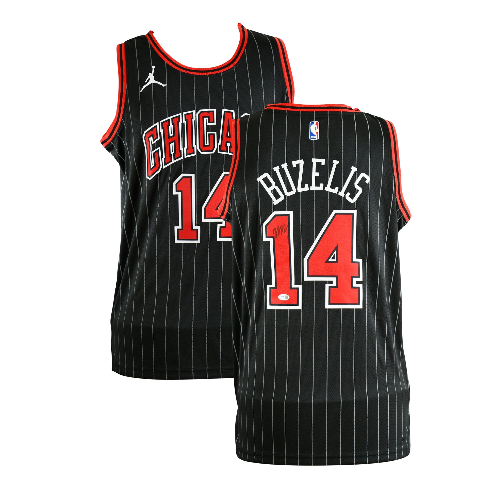 Matas Buzelis Signed Chicago Bulls Jersey Certified by JSA authentic-signatures