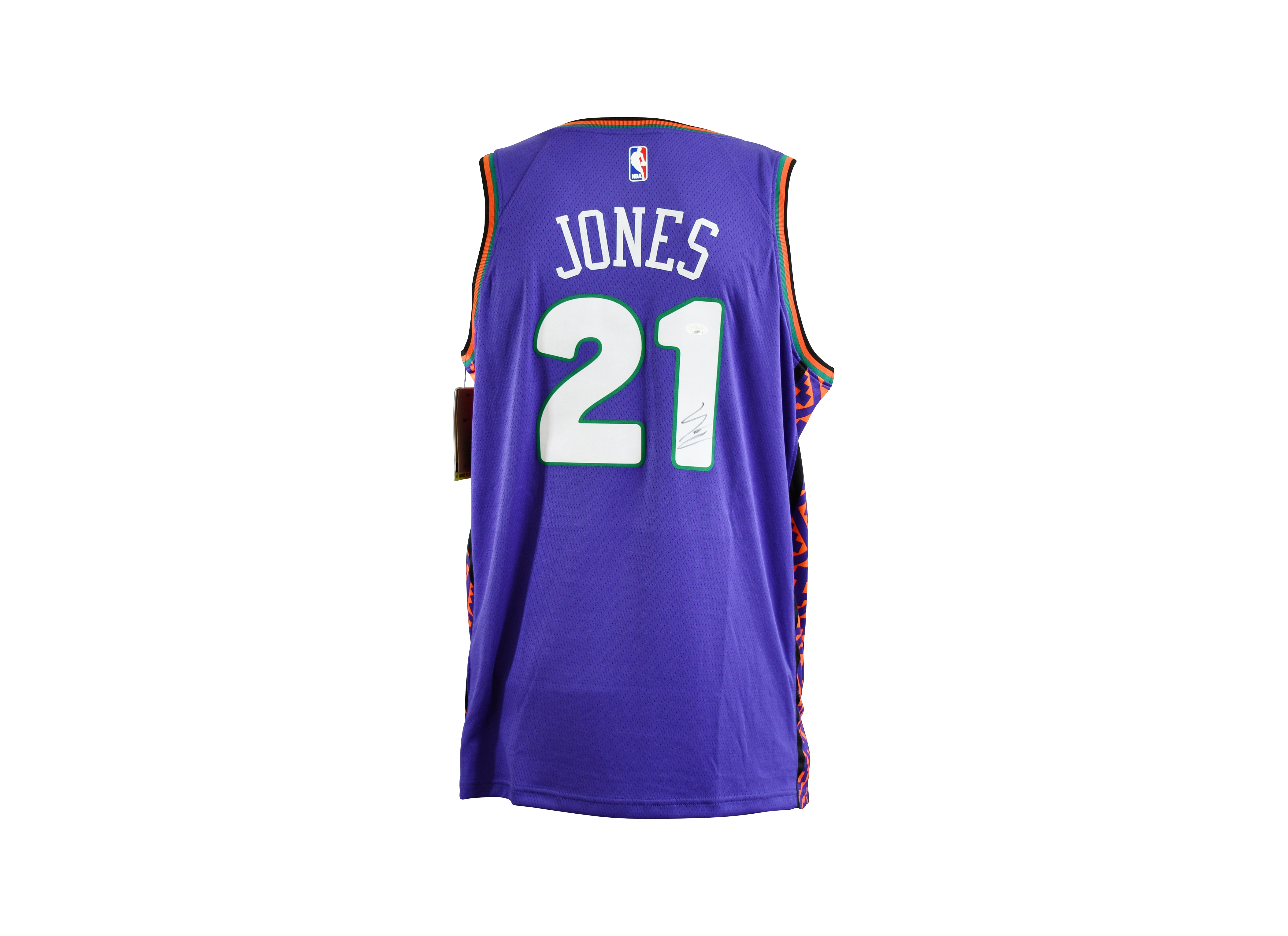 Tyus Jones Signed Suns Jersey