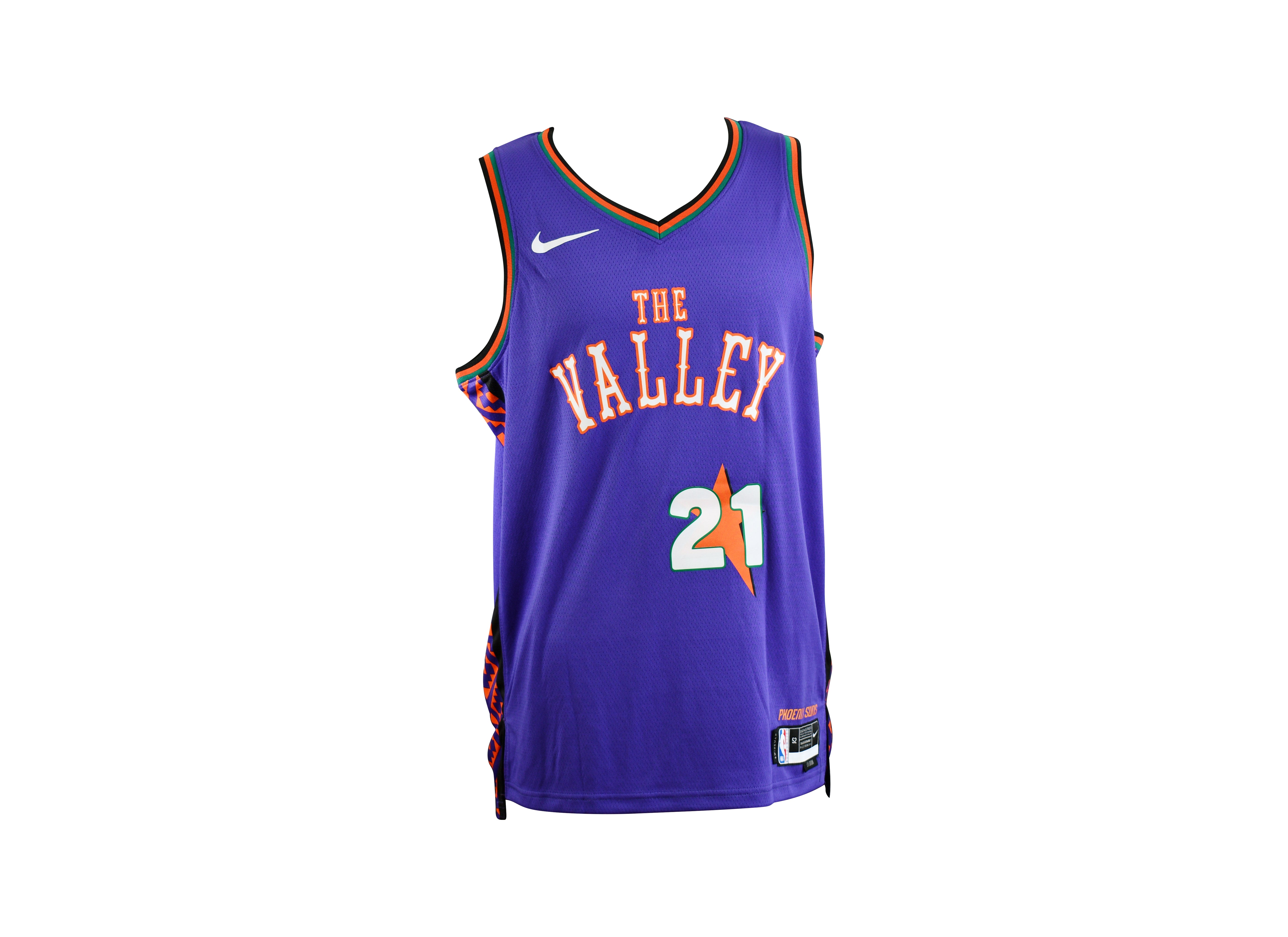 Tyus Jones Signed Suns Jersey