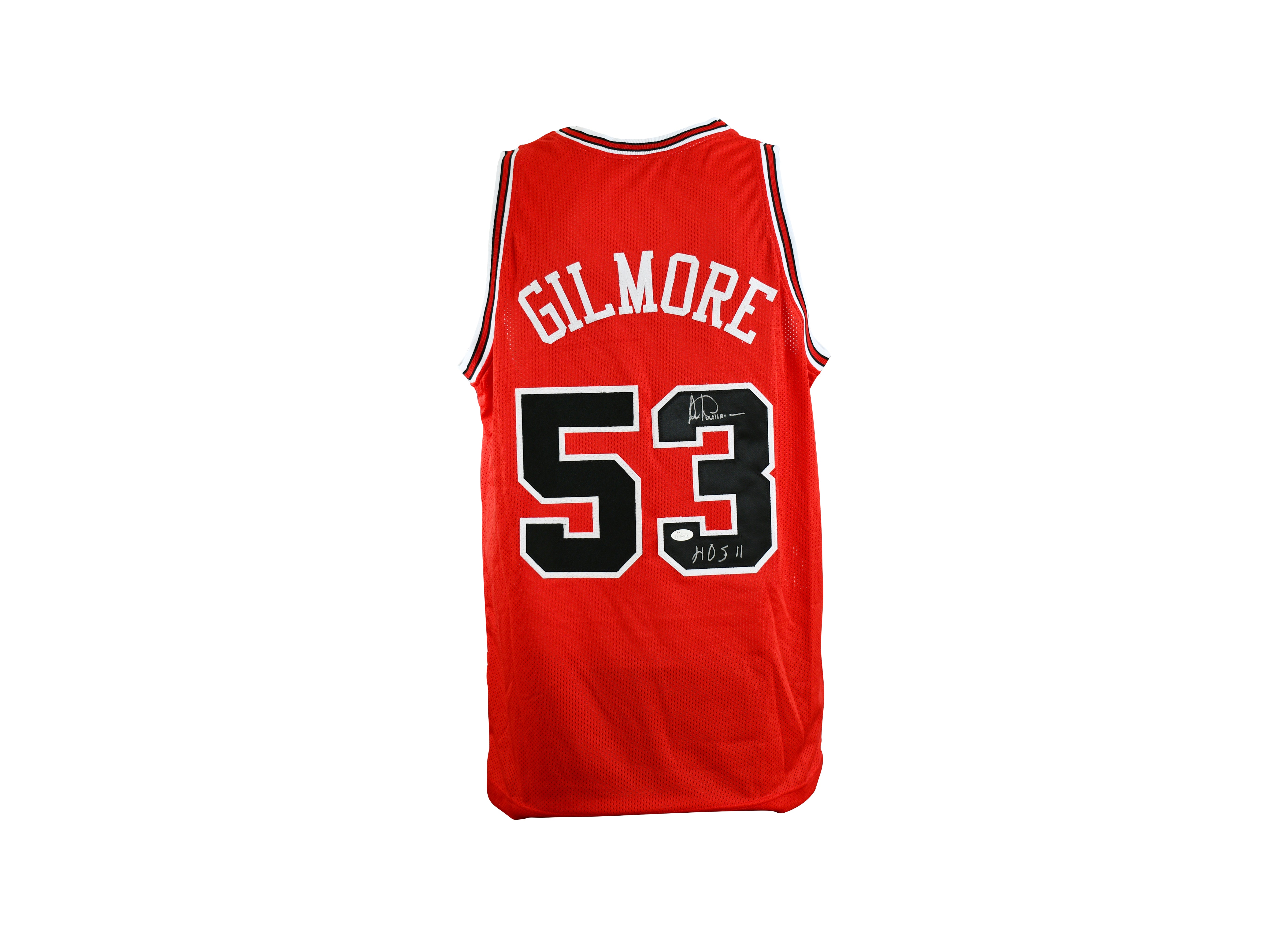 Artis Gilmore Signed Chicago Bulls Jersey with HOF Inscription