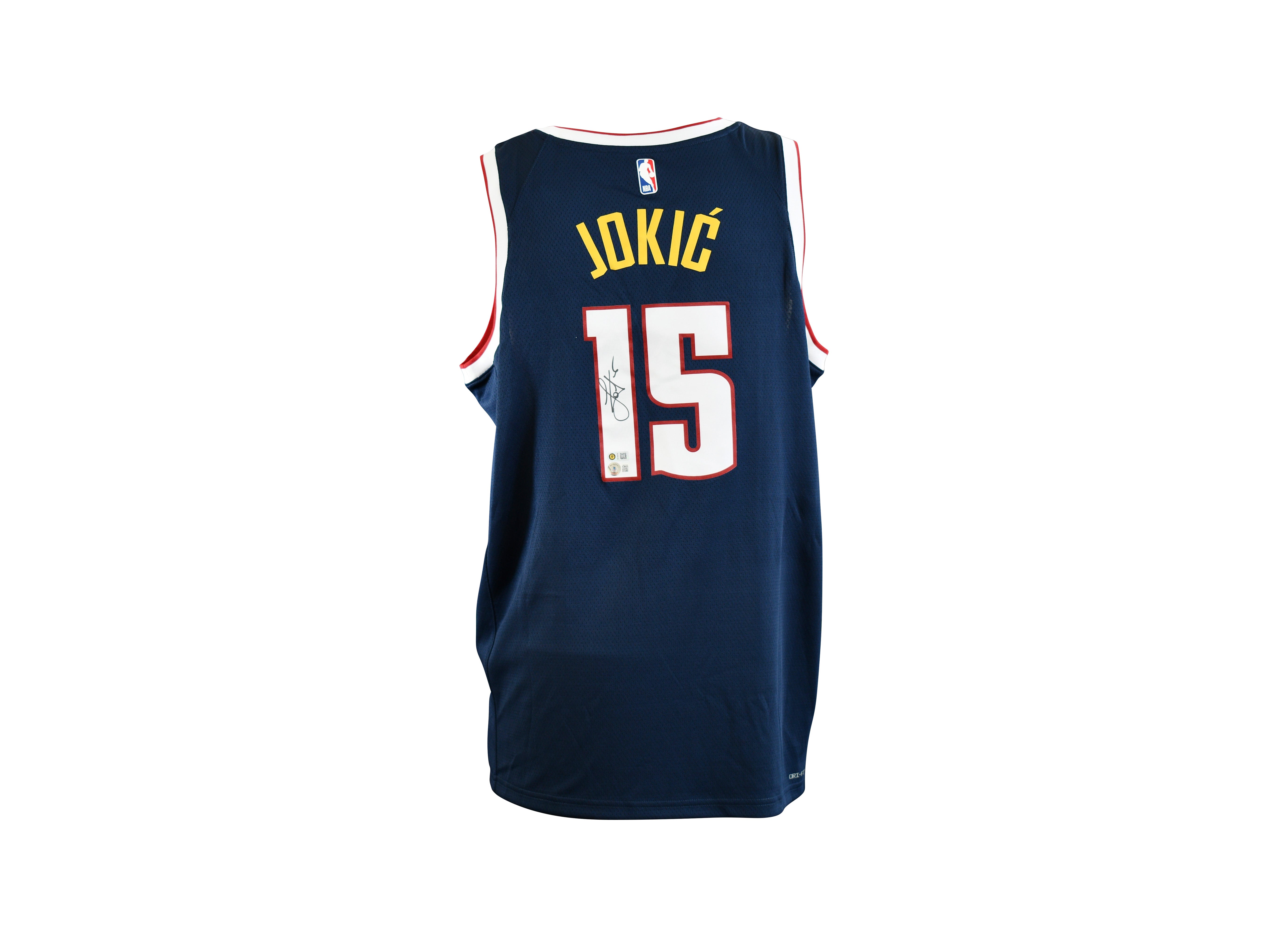 Nikola Jokic Signed Denver Nuggets  SWINGMAN Jersey
