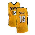 Maillot Custom Exterieur Denver Nuggets signe par Nikola Jokic certifie par JSA authentic-signatures