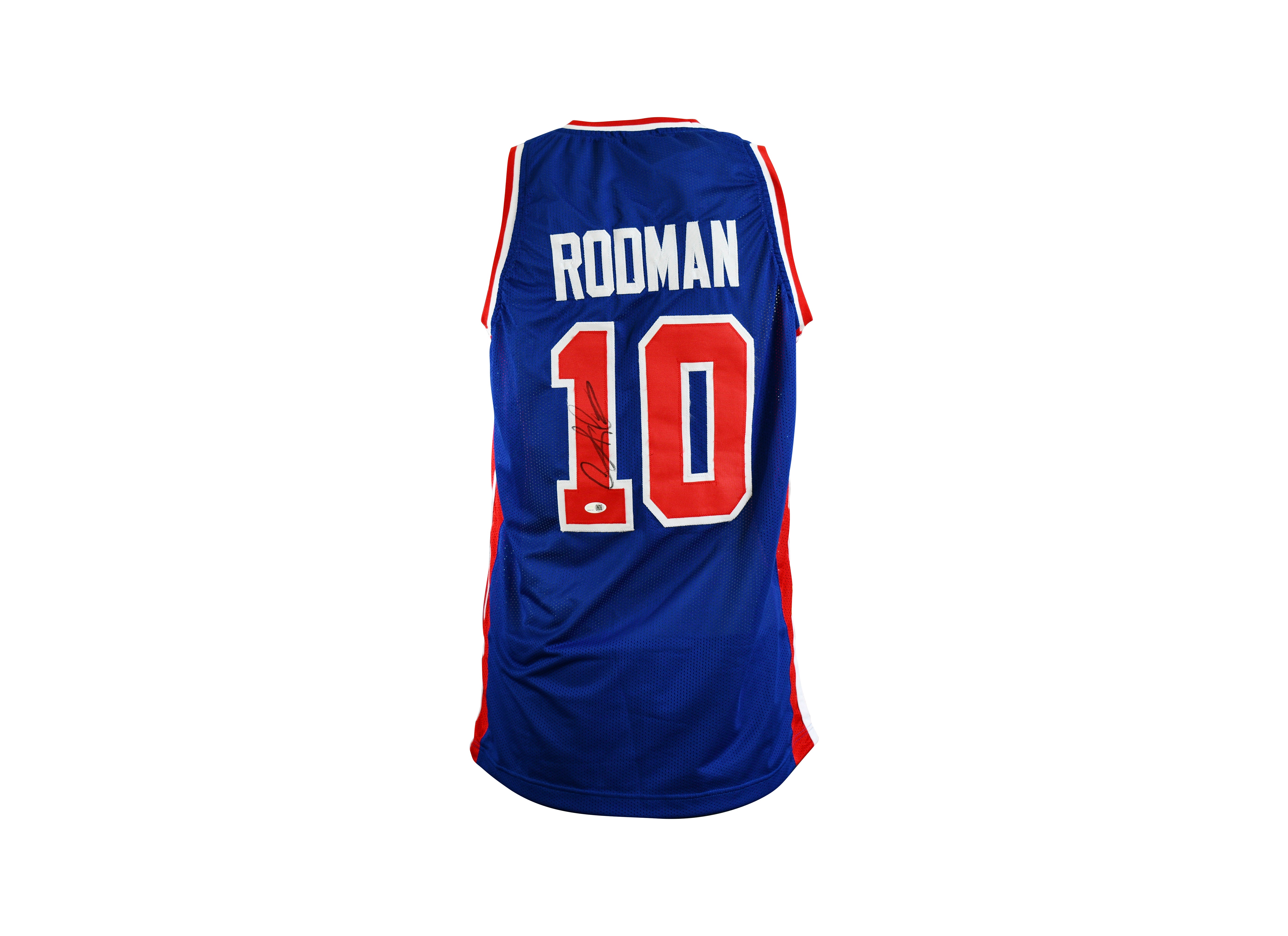Dennis Rodman Signed Detroit Pistons Jersey