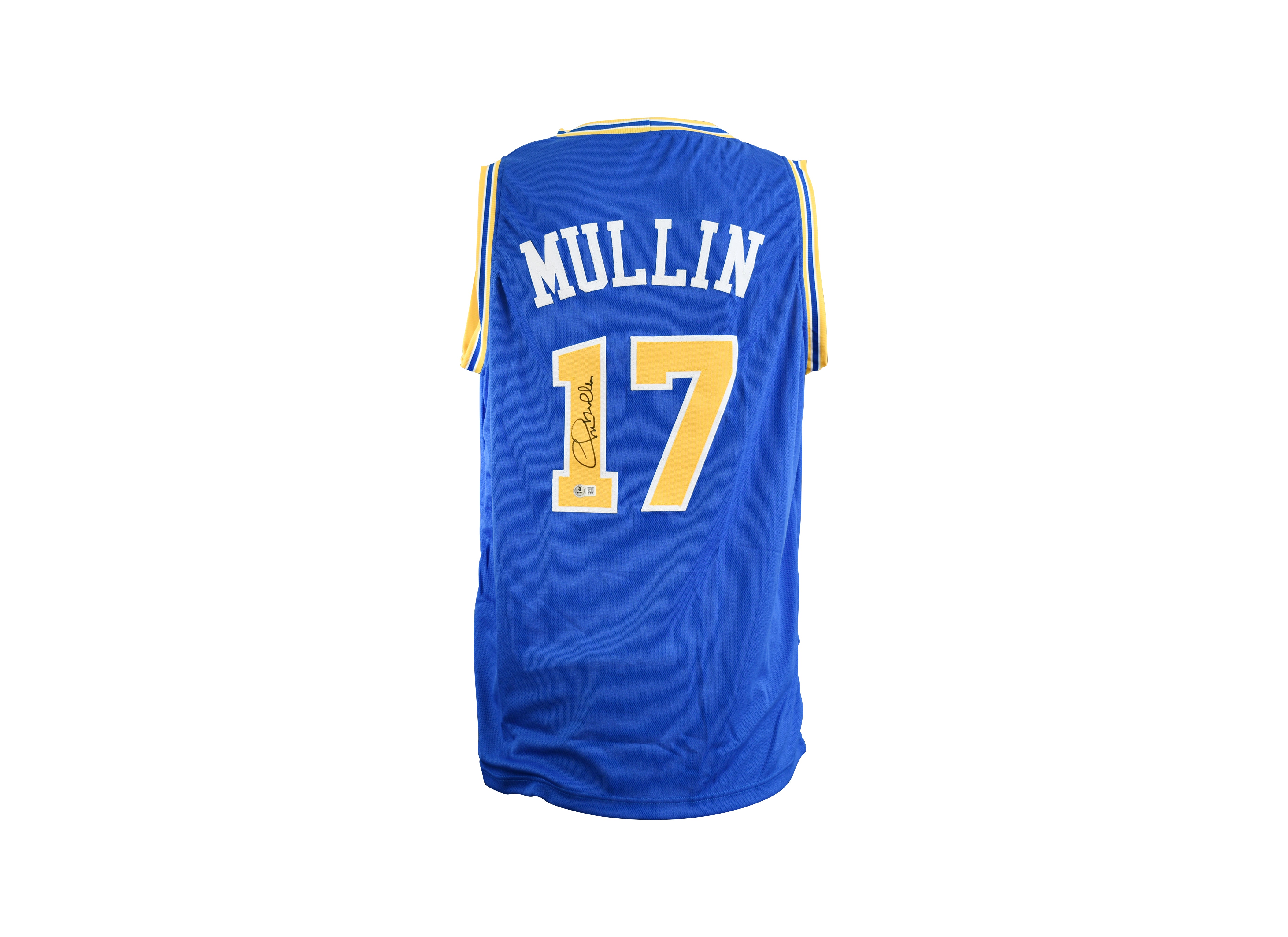 Chris Mullin Signed Warriors Jersey