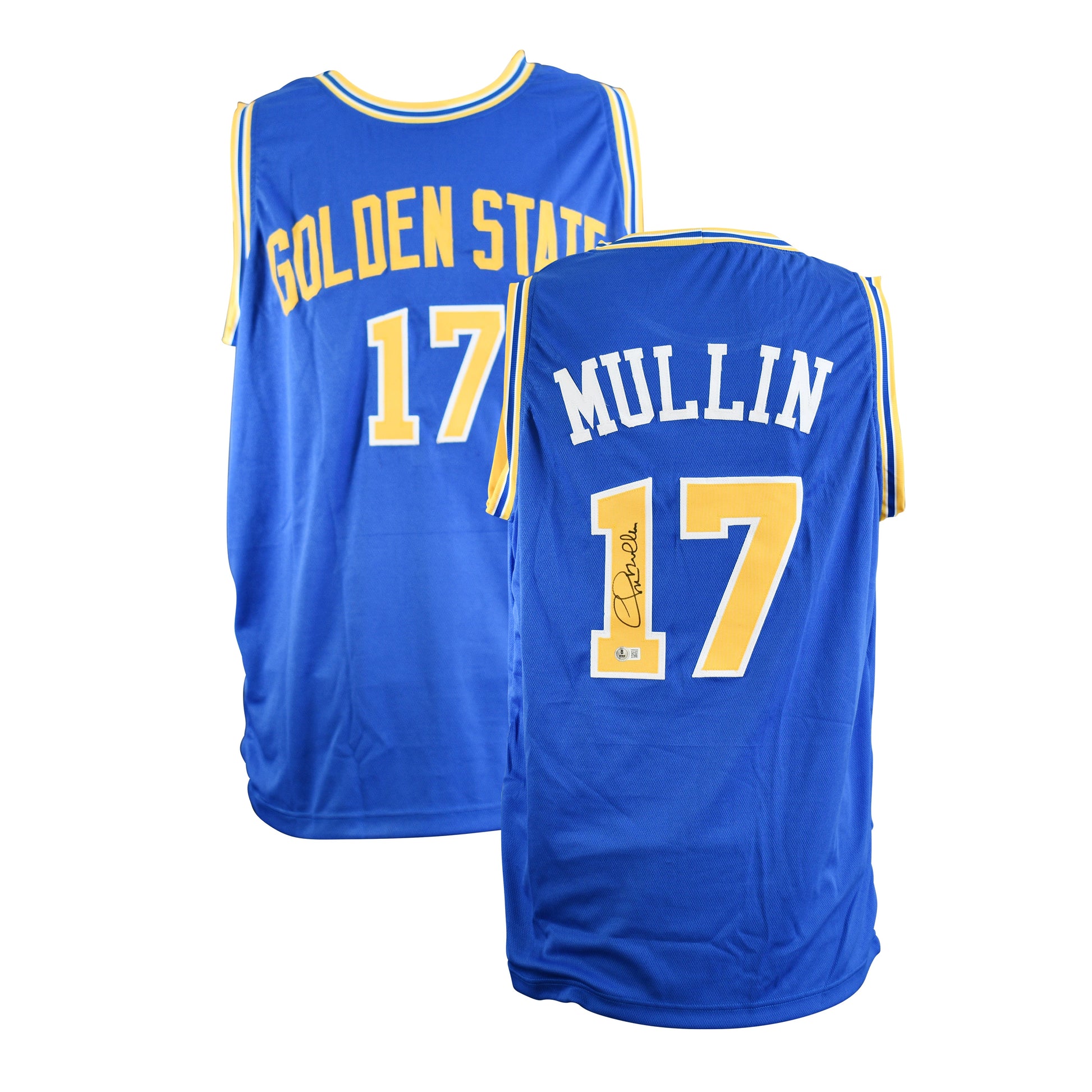 Chris Mullin Signed Golden State Warriors Jersey Certified by Beckett authentic-signatures