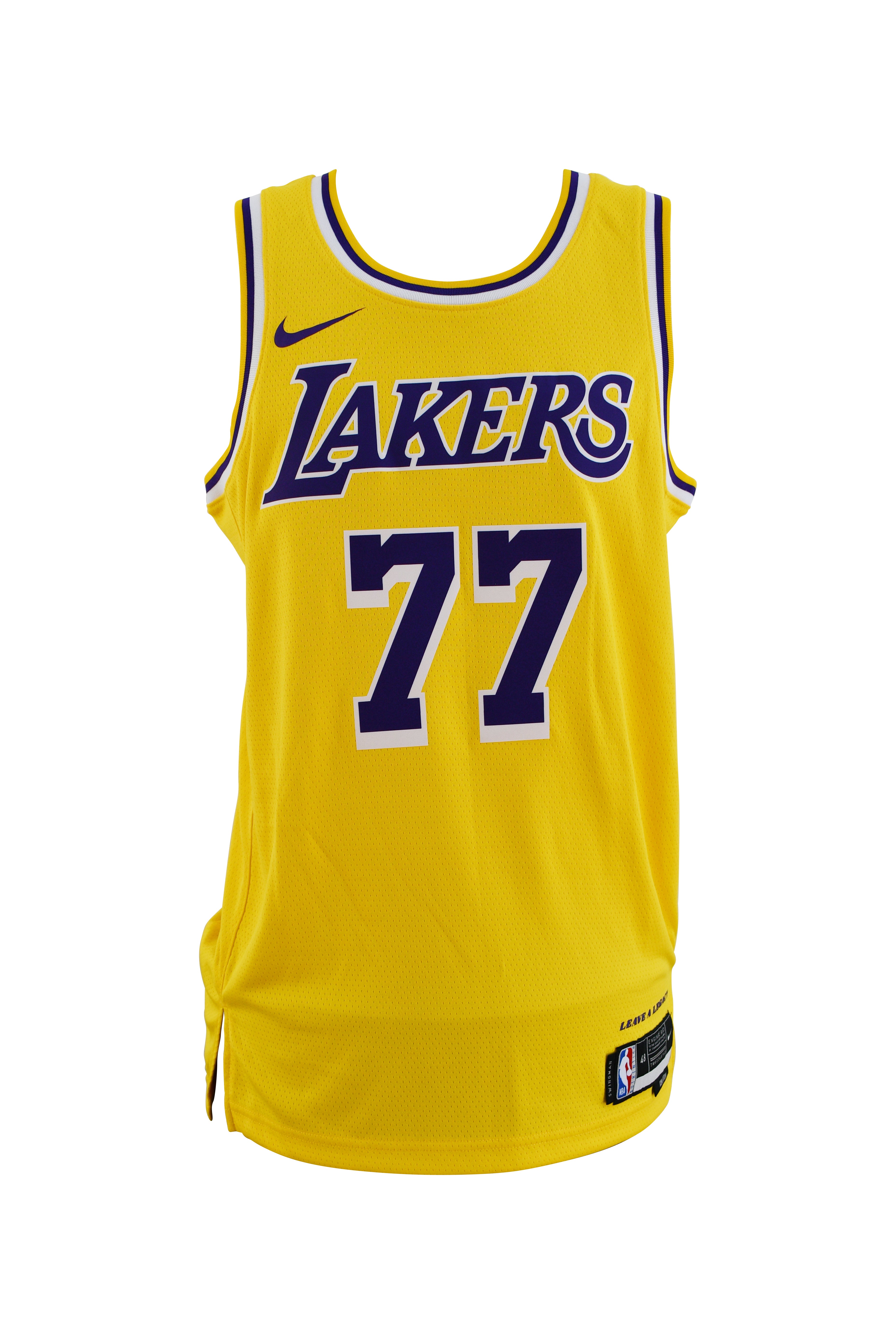 Luka Dončić Signed Los Angeles Lakers Swingman Jersey