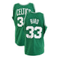 Larry Bird Signed Mitchell & Ness Boston Celtics Jersey Certified by Larry Bird & Schwartz authentic-signatures