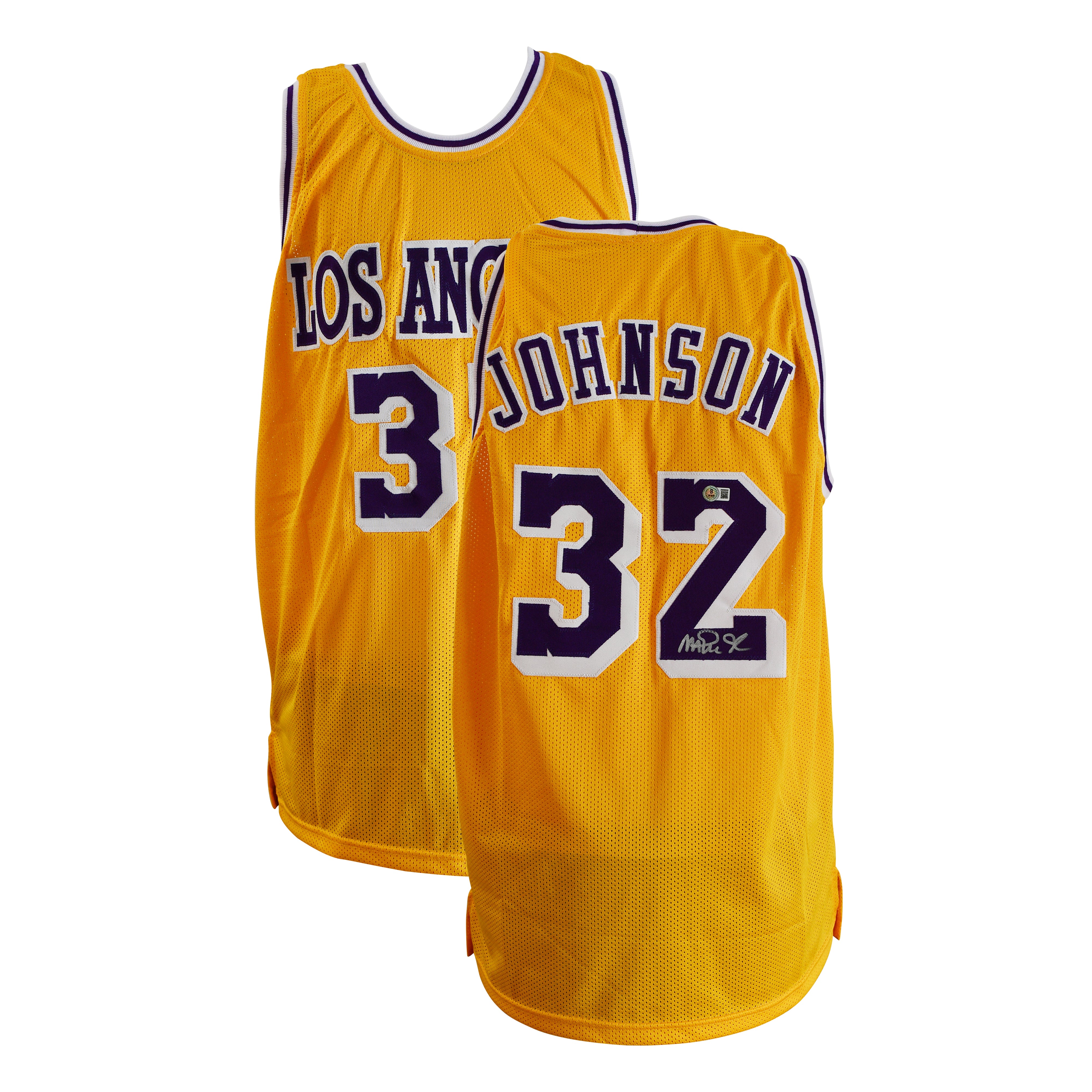 Magic Johnson Signed Los Angeles Lakers Jersey