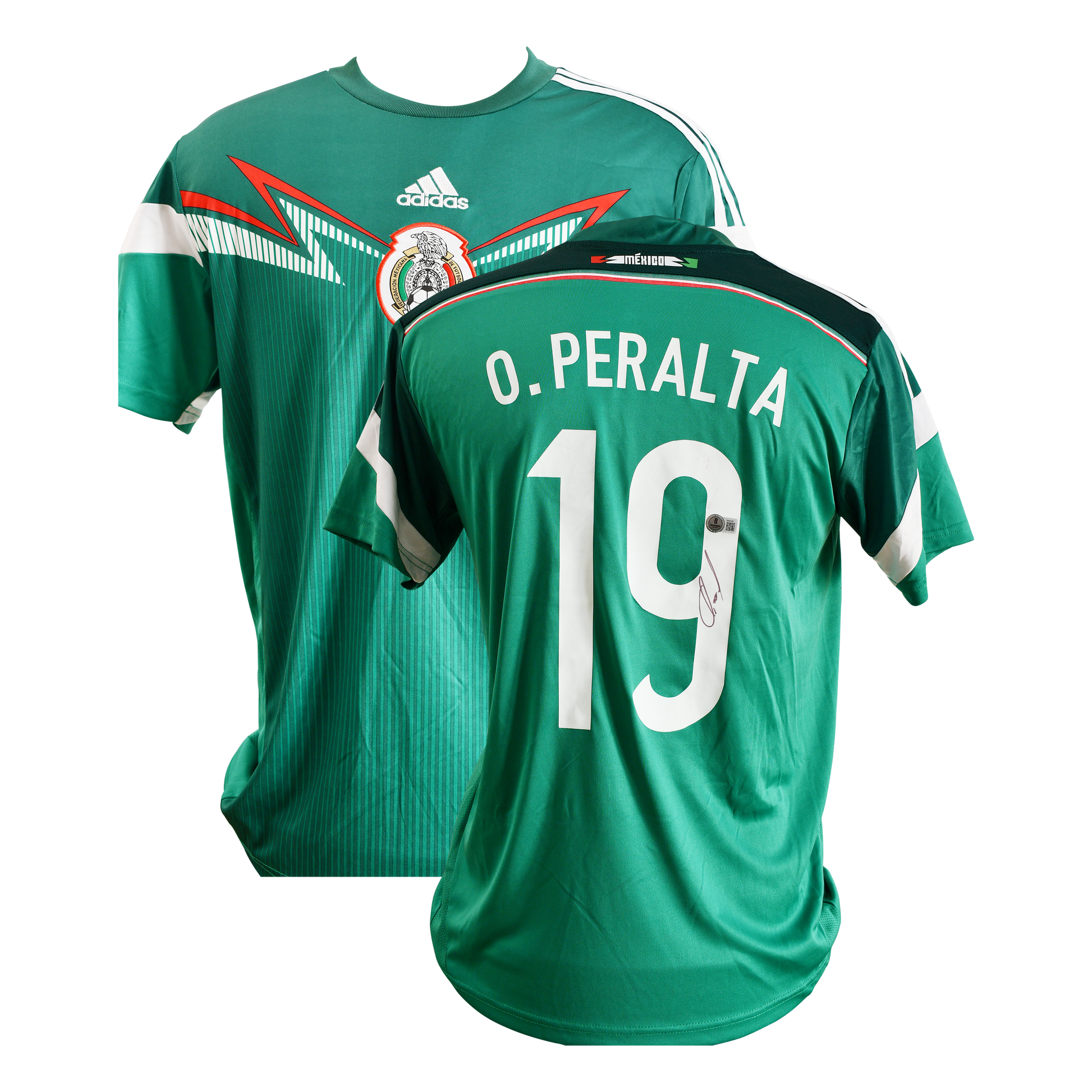Oribe Peralta Signed Mexico Authentic Jersey Certified by Beckett authentic-signatures