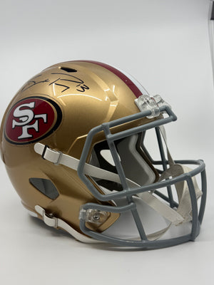 Brock Purdy Signed Helmet, Certified by JSA