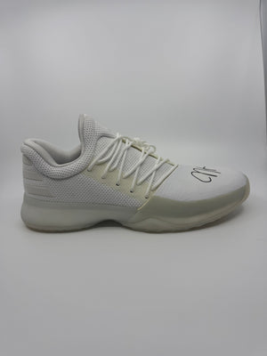 Right Shoe Signed by James Harden, Certified by Beckett