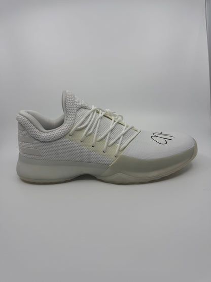 Right Shoe Signed by James Harden, Certified by Beckett