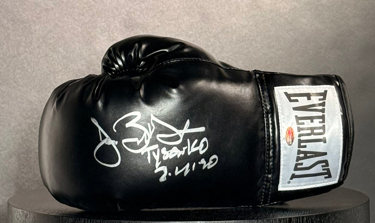 James "Buster" Douglas Signed Pair of Everlast Boxing Gloves Inscribed "TYSON KO 2-11-90", Certified by Schwartz authentic...