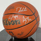 Rare Basketball signe  par Jrue Holiday,Derrick White, Jaylen Brown, Jayson Tatum et Al Horfordet certifie par Fanatics authentic-signatures