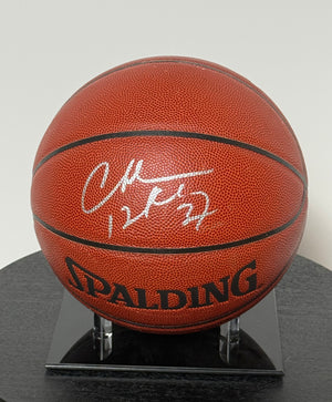 Basketball Authentique signe par Charles Barkey et certifie par Beckett