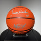 Basketball Legendes des Lakers Showtime signe par Magic Johnson et James Worthy certifie par Fanatics authentic-signatures