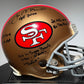 Joe Montana Signed San Francisco 49ers Full-Size Authentic On-Field Helmet with Multiple Stat Inscriptions, Certified by P...