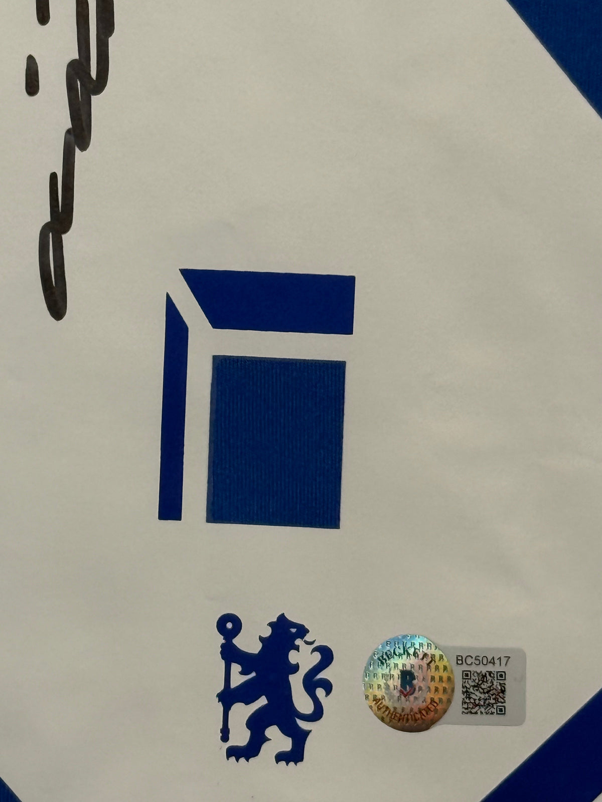 John Terry Signed Home Champions League Final 2012 Chelsea Jersey, Certified by Beckett authentic-signatures Football Auth...